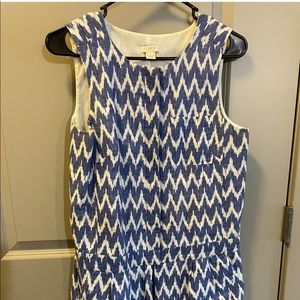 Blue/White J. Crew short romper